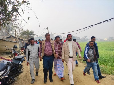 पूर्व मन्त्री यादवद्वारा सडकको स्थलगत अनुगमन 